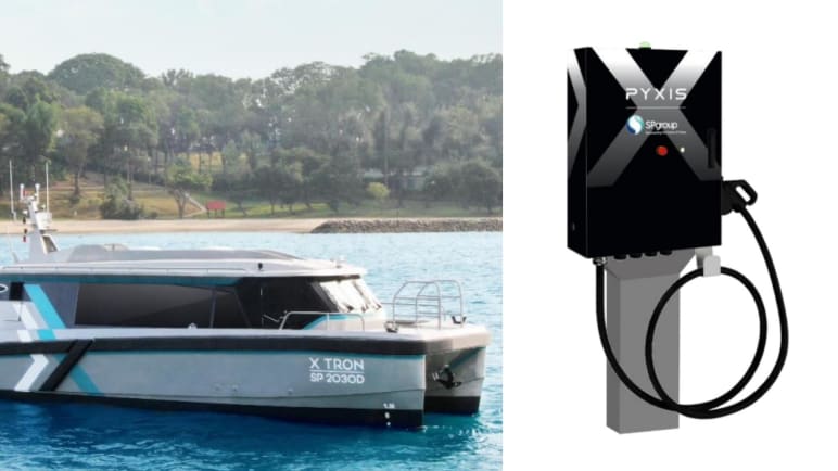 Decarbonisation options for Singapore's maritime industry as electric harbour craft charging point trial starts