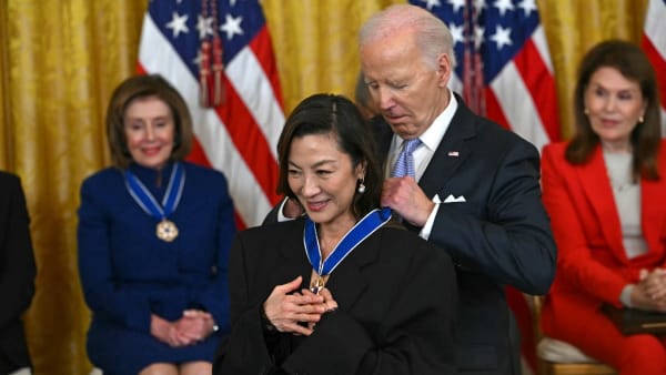 Biden honours Michelle Yeoh with Medal of Freedom, the top US civilian award