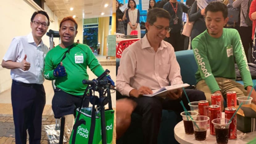AP Faishal Ibrahim, Tan Wu Meng giat bantu penghantar makanan e-skuter