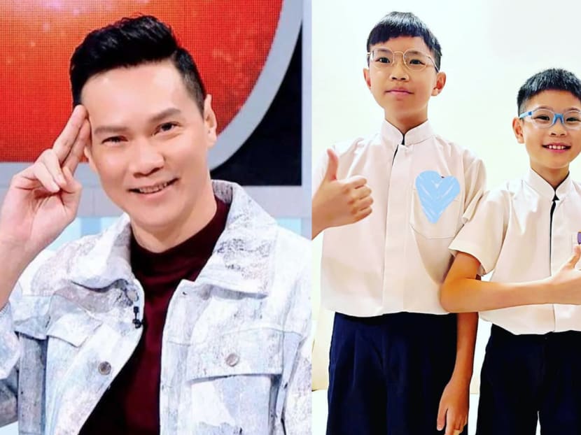 The 50-year-old actor, who stars in new Mediacorp drama The Peculiar Pawnbroker, is concerned about the stress his kids would face when surrounded by students who do exceptionally well in school.