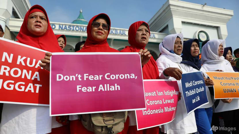 Muslim event in Indonesia stopped amid COVID-19 fears Muslim event in Indonesia stopped amid COVID-19 fears