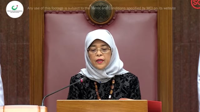 总统哈莉玛：我国须不分背景团结一致 共同维护新加坡切身利益