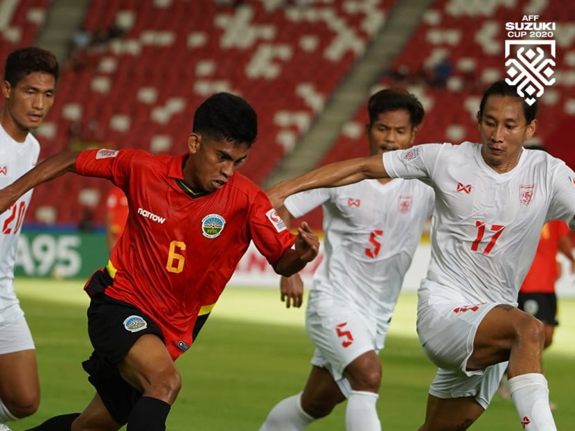 Myanmar beat Timor-Leste 2-0 to remain in contention for Suzuki Cup semi-finals