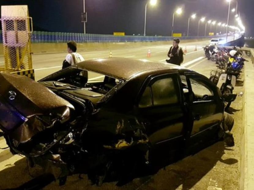 Car that plunged off Penang Bridge located, efforts underway to raise vehicle