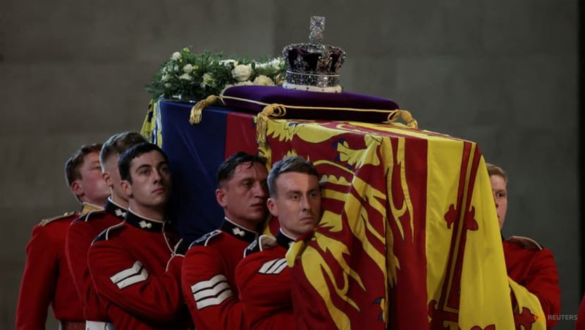 King Charles, William and Harry reunited in grief to escort queen's coffin King Charles, William and Harry reunited in grief to escort queen's coffin