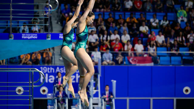 我国跳水女子双人组与奖牌失之交臂 排名第四