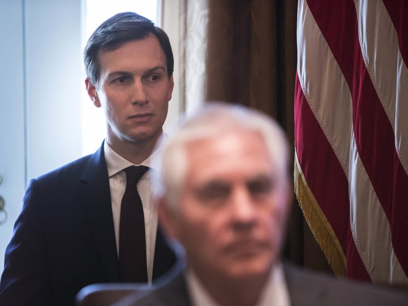 Jared Kushner, President Donald Trump’s son-in-law and senior adviser, looks on during a Cabinet meeting at the White House in Washington on Nov 20, 2017. Photo: The New York Times