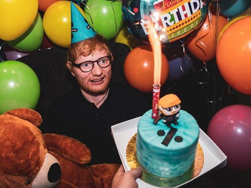 Ed Sheeran shares meme-worthy photos of his 28th birthday