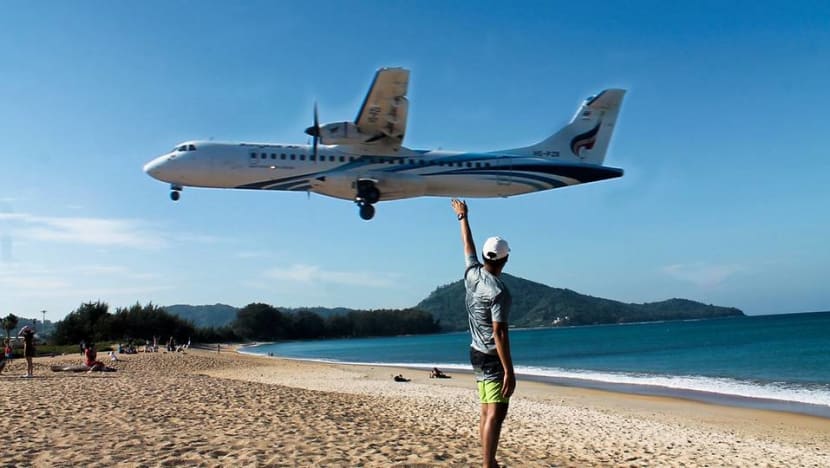 Thai authorities to expand safety zone around Phuket airport near 'selfie beach' Thai authorities to expand safety zone around Phuket airport near 'selfie beach'