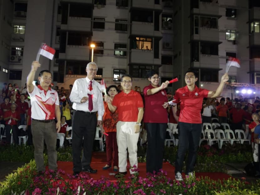 MP for Moulmein-Kallang GRC, Edwin Tong attended a Marine Parade community event on Aug 2, 2015. TODAY file photo