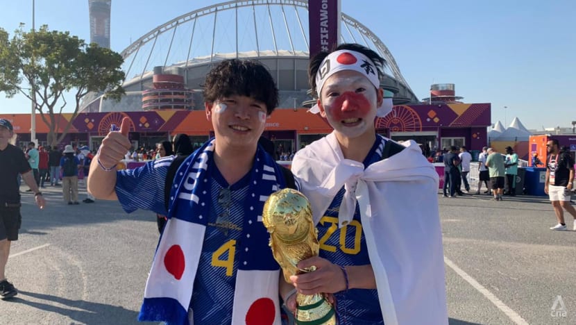 'Last time we cried in sadness, now we cry in happiness': Japanese fans banish Doha demons 'Last time we cried in sadness, now we cry in happiness': Japanese fans banish Doha demons