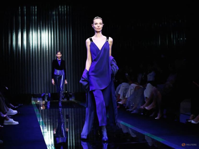 Armani pays tribute to Ukraine suffering with silent fashion show in Milan  - CNA Lifestyle