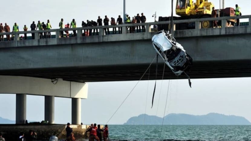 Police arrest driver of car involved in Penang bridge accident Police arrest driver of car involved in Penang bridge accident