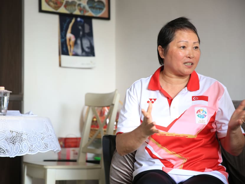 Singapore gymnastics coach Zhu Xiaoping hopes to help speak up on the plight of local coaches, and urged sports authorities to look into their welfare and development. PHOTO: KOH MUI FONG/TODAY