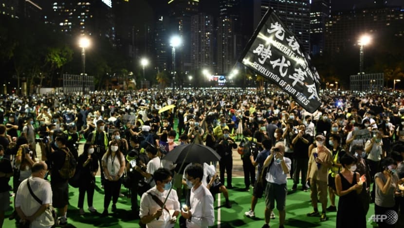 Nine Hong Kong activists given jail terms for joining Tiananmen vigil Nine Hong Kong activists given jail terms for joining Tiananmen vigil