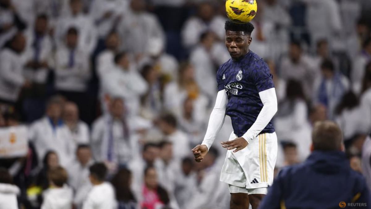 Late Tchouameni header gives Real Madrid 2-1 Las Palmas win and top spot