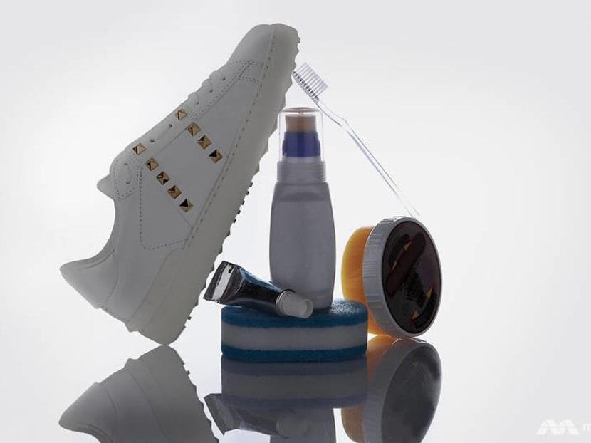 Caught in the rain? Here's how to keep your white sneakers in pristine condition Caught in the rain? Here's how to keep your white sneakers in pristine condition