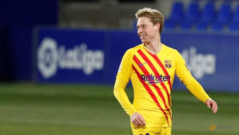 Football: De Jong happy to attack more for Barca as they eye Super Cup Football: De Jong happy to attack more for Barca as they eye Super Cup