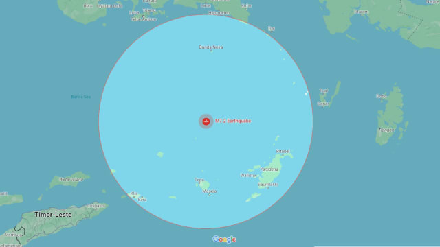 印尼发生岸外海域发生7.1级地震 未传出死亡或财物损失报告