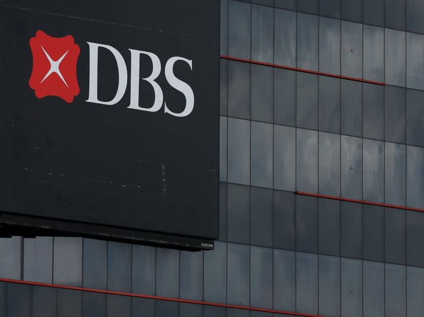 A logo of DBS is pictured outside an office in Singapore January 5, 2016.  Reuters file photo