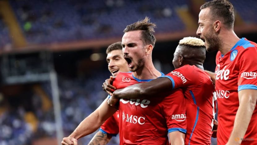 Football: Top dogs Napoli crush Sampdoria to continue perfect start Football: Top dogs Napoli crush Sampdoria to continue perfect start