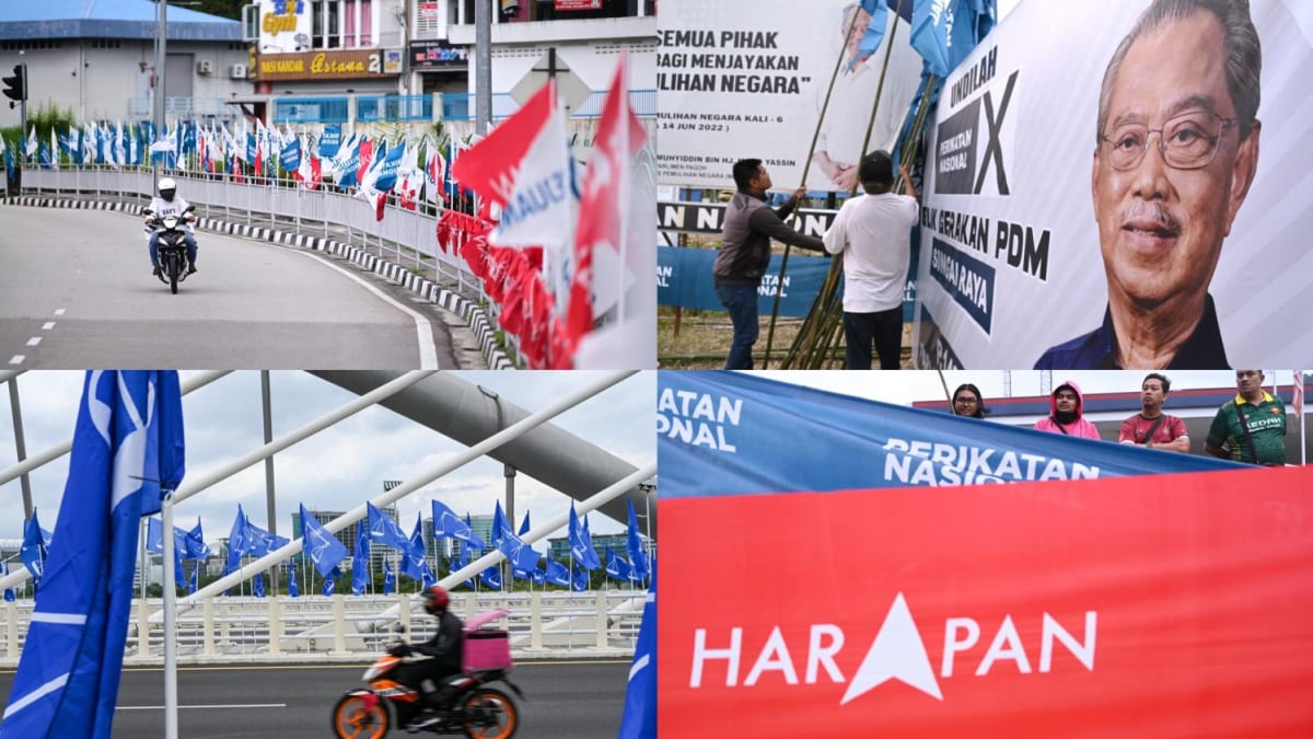 Malaysia GE15: The battle of party flags in pictures 