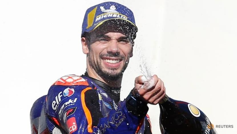 Local favourite Oliveira wins Portuguese MotoGP race Local favourite Oliveira wins Portuguese MotoGP race