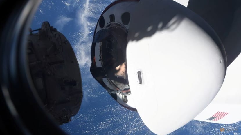 Four-astronaut team departs International Space Station on flight back to Earth Four-astronaut team departs International Space Station on flight back to Earth