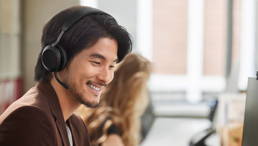 Hear better, with headphones built for hybrid work