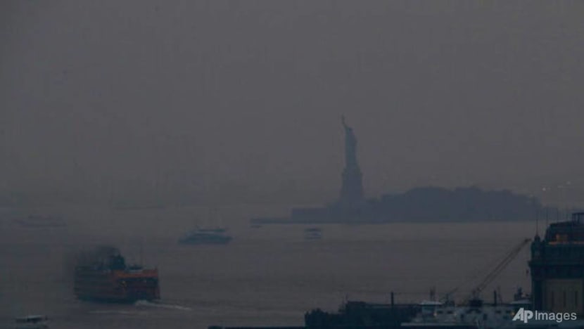 Massive wildfires in US West bring haze to East Coast Massive wildfires in US West bring haze to East Coast