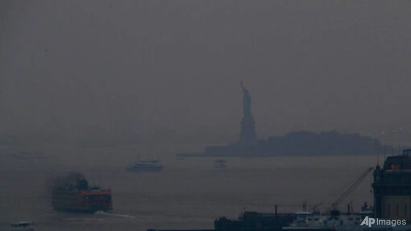 Massive wildfires in US West bring haze to East Coast