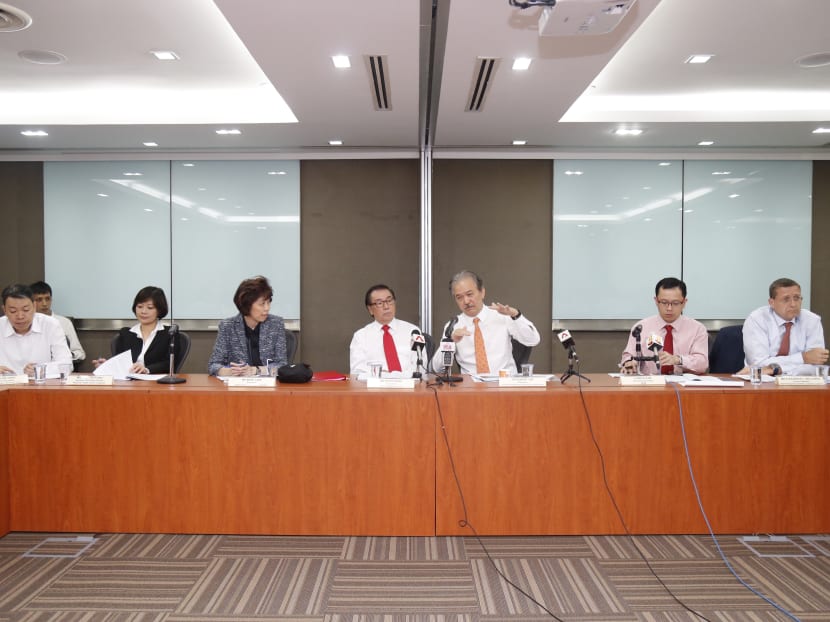 NWC wage guidelines press conference. Photo: Najeer Yusof/TODAY