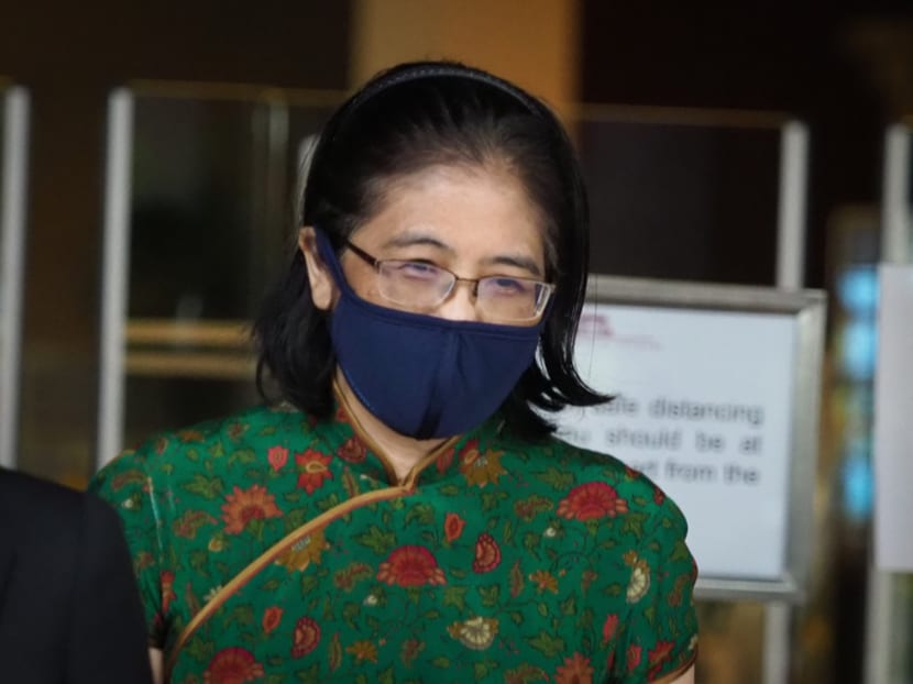 Madam Kwa Kim Li leaving the Supreme Court on Dec 3, 2020. Madam Kwa Kim Li leaving the Supreme Court on Dec 3, 2020.