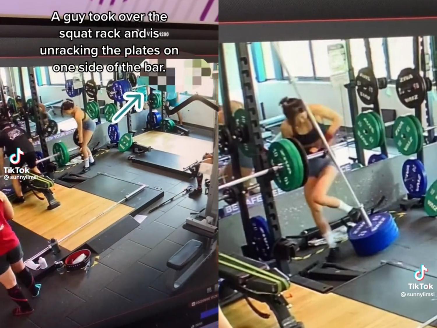 A woman who was it by gym equipment is imploring fellow gym-goers to be more mindful and watch out for each other so that such accidents can be prevented. A woman who was it by gym equipment is imploring fellow gym-goers to be more mindful and watch out for each other so that such accidents can be prevented.