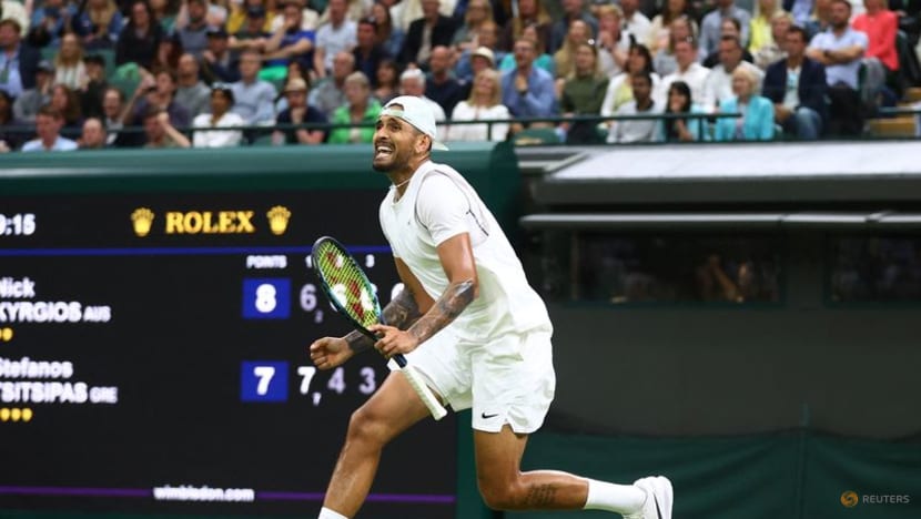 Tempers boil as Kyrgios stuns fourth seed Tsitsipas Tempers boil as Kyrgios stuns fourth seed Tsitsipas