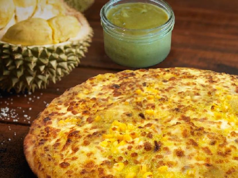 Think cheese is smelly? How about a Mao Shan Wang durian pizza with kaya? Think cheese is smelly? How about a Mao Shan Wang durian pizza with kaya?