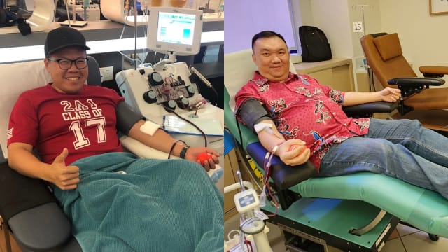 捐血已成生活一部分 本地两男子捐血超过100次