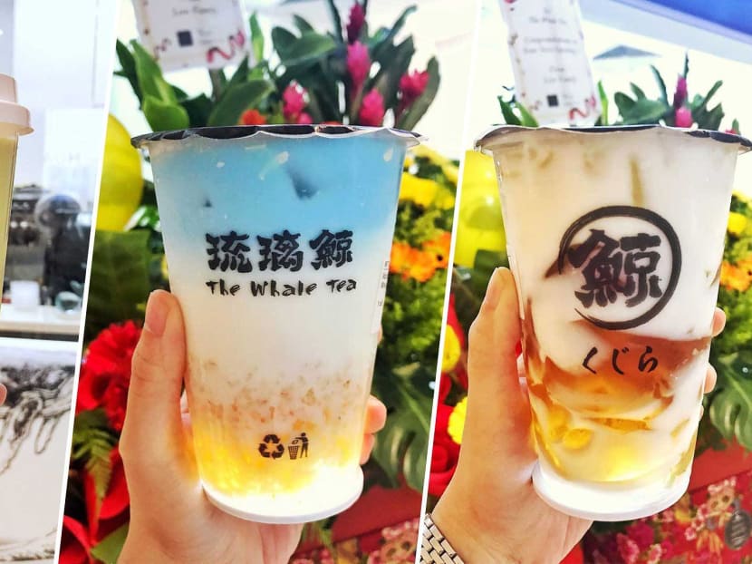 It also has a dramatic drink called Volcanic Sapphire Whale. It also has a dramatic drink called Volcanic Sapphire Whale.