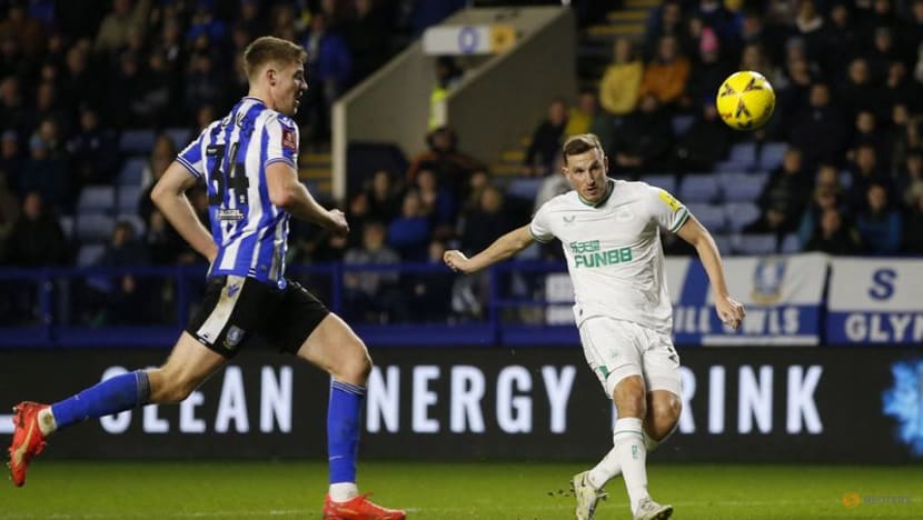 Newcastle shocked by third tier Sheffield Wednesday CNA