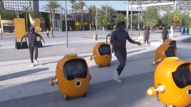 迪拜世博会借助150多台机器人 展现各种人工智能服务