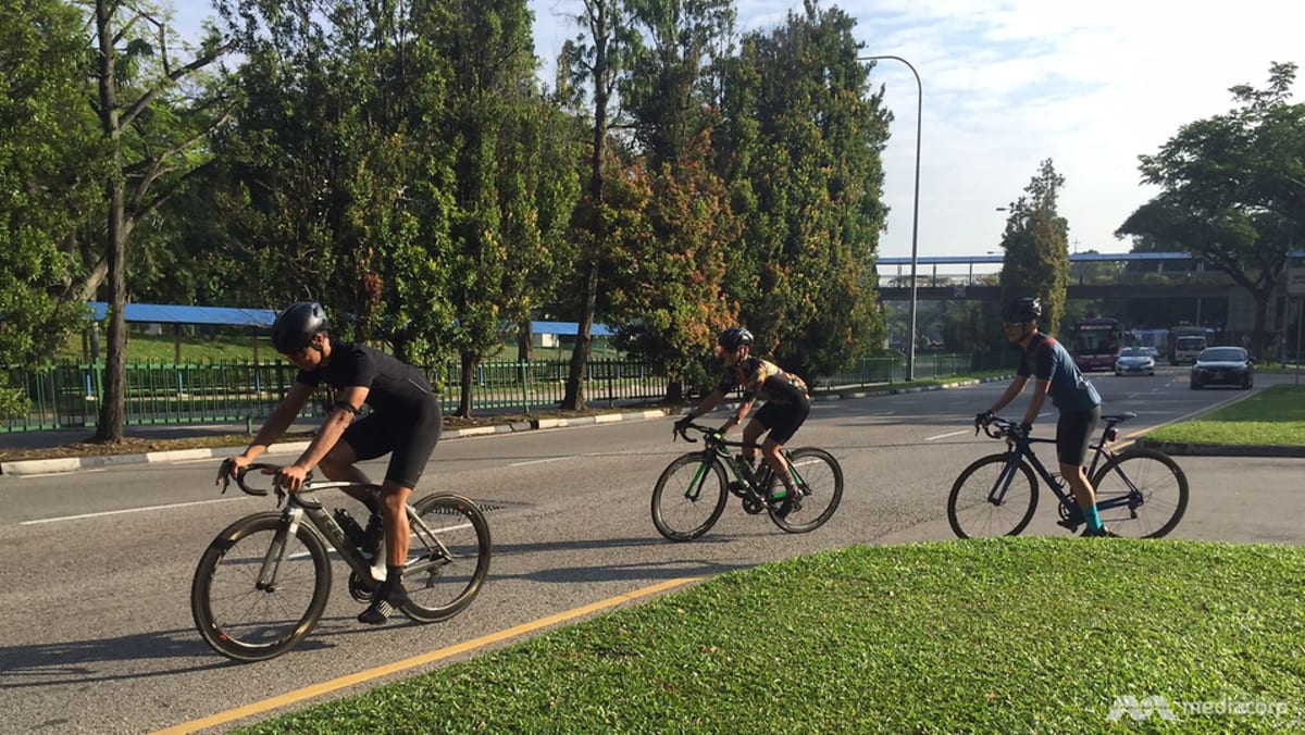 Panel untuk meninjau peraturan bersepeda di jalan raya, registrasi sepeda yang akan dipelajari: Chee Hong Tat