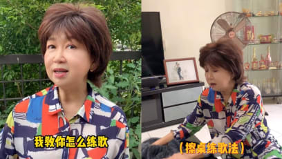 Mimi Chu Shows How She Practices Singing While Doing Chores In Her $2mil Landed House In Singapore