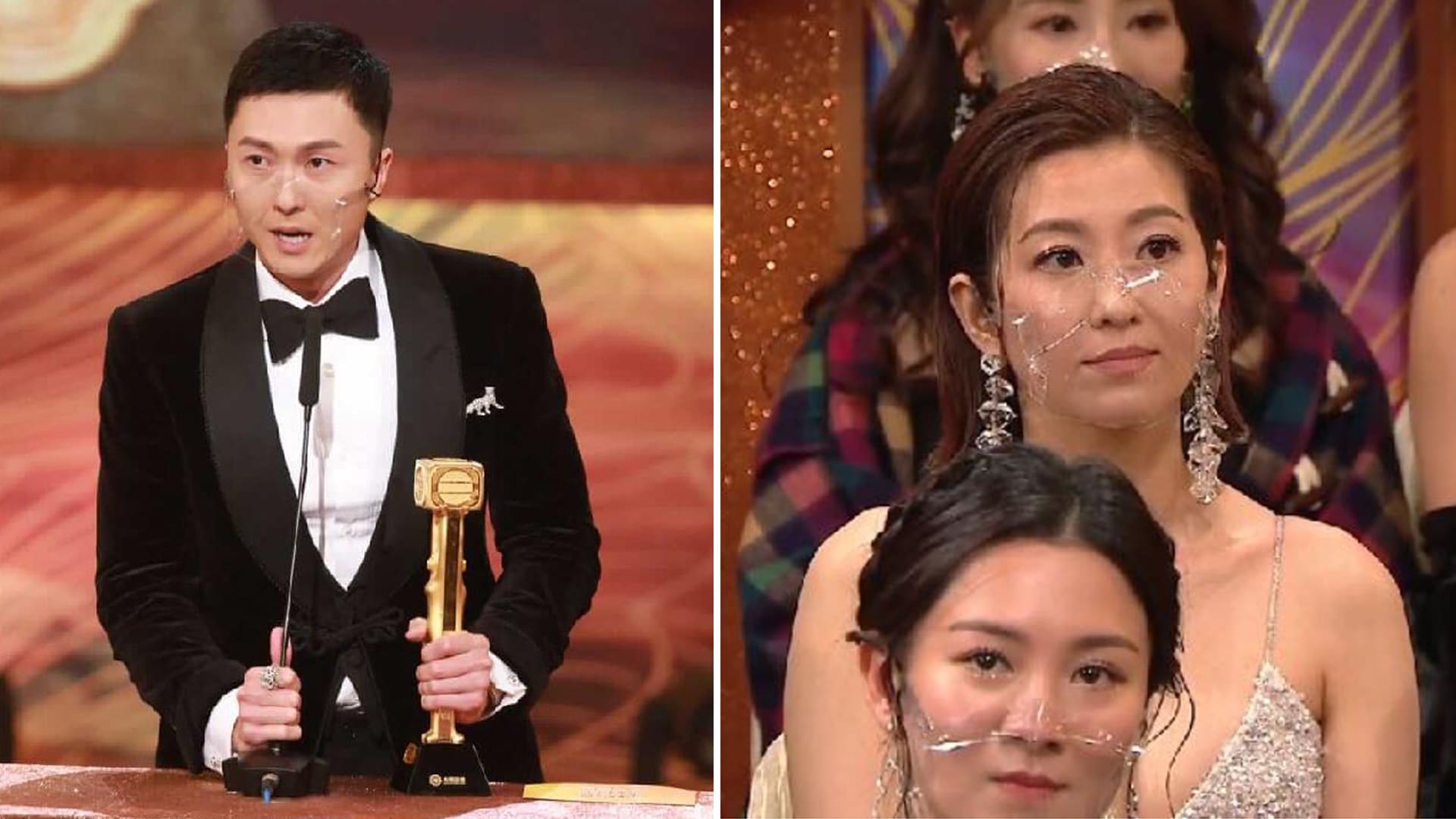 Vincent Wong Thanks Wife Yoyo Chen In Best Actor Speech; She Responds With Blank Expression Vincent Wong Thanks Wife Yoyo Chen In Best Actor Speech; She Responds With Blank Expression