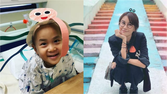为抗癌孩童打气　黄翠如被酸民批“伪善”