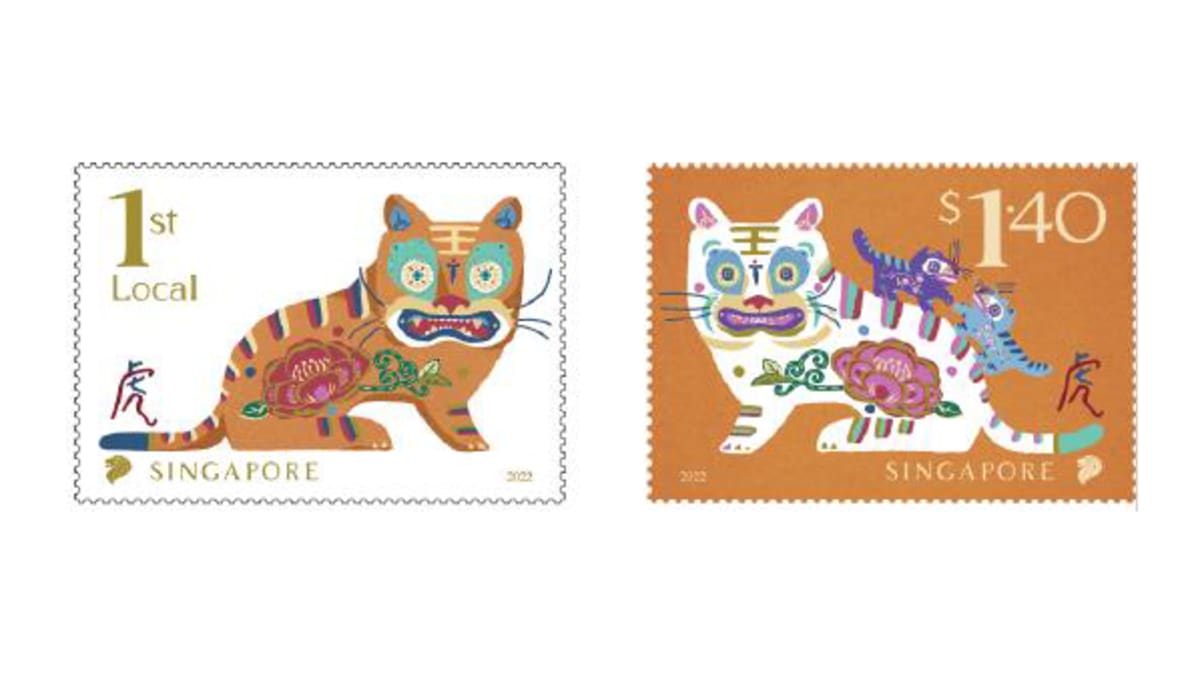 SingPost luncurkan perangko bertema harimau untuk Tahun Baru Imlek