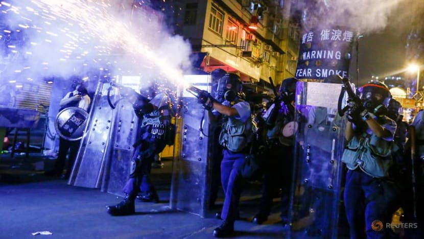 Hong Kong protests: 180 police officers injured, families 'bullied and intimidated' Hong Kong protests: 180 police officers injured, families 'bullied and intimidated'
