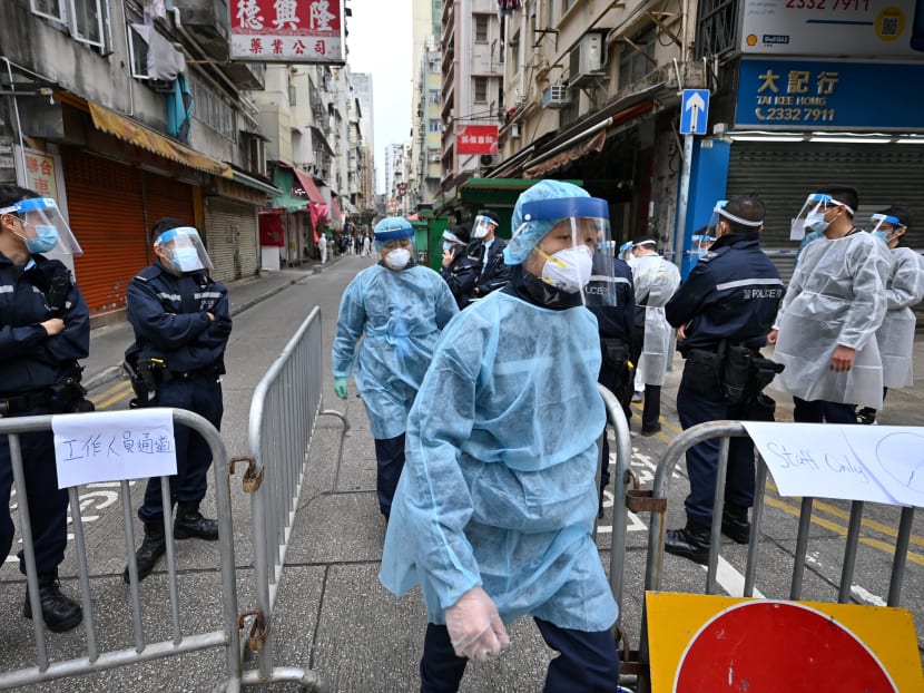 Hong Kong has stayed firm with its zero-Covid approach and has tightened restrictions on travel from more than 20 countries considered high risk amid Omicron's emergence. Hong Kong has stayed firm with its zero-Covid approach and has tightened restrictions on travel from more than 20 countries considered high risk amid Omicron's emergence.
