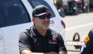 Stewart's goal in Top Fuel drag racing, "Don't suck"