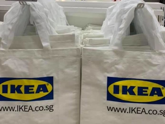 KLAMBY Bag, white - IKEA