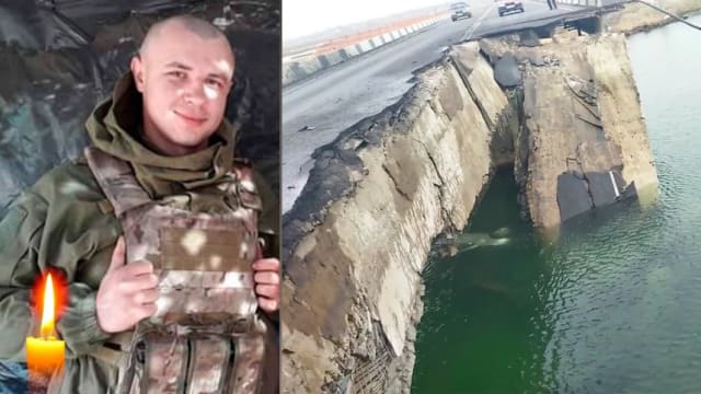 桥上自爆阻俄军前进 乌克兰士兵壮烈牺牲